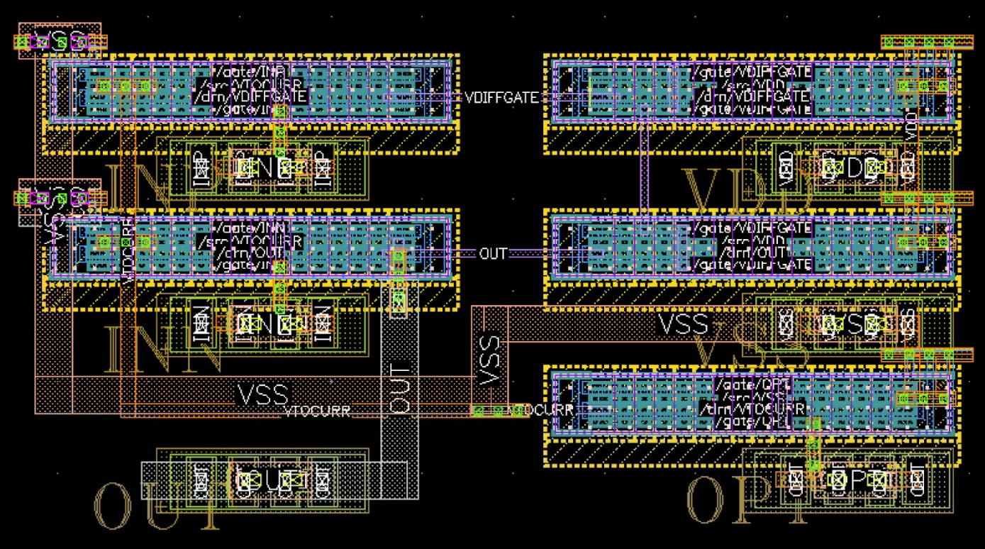 Diffamp layout